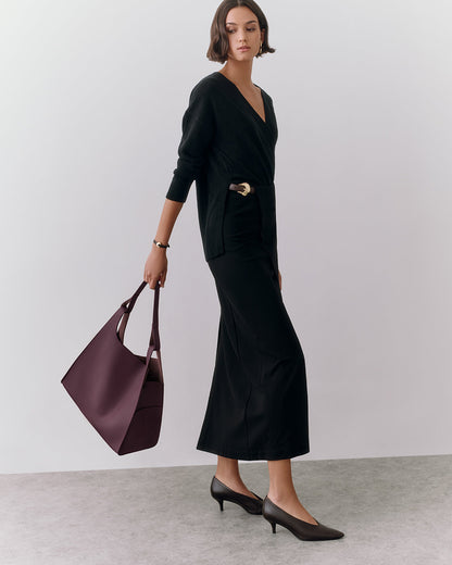 Oversized Double Loop Bag