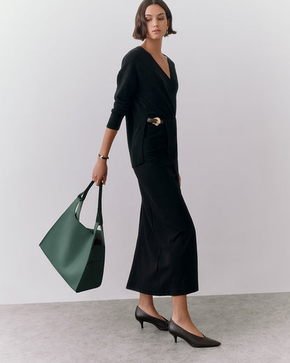 Oversized Double Loop Bag