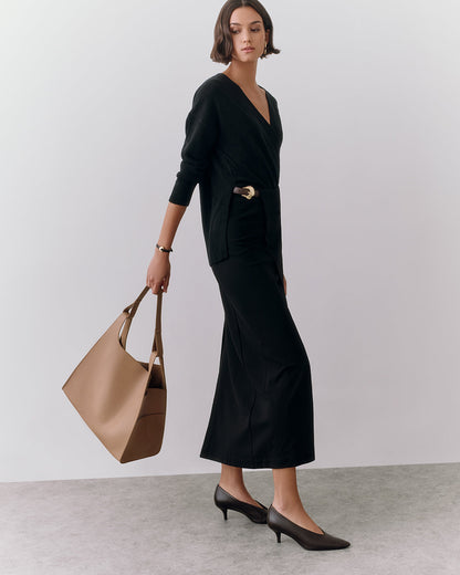 Oversized Double Loop Bag