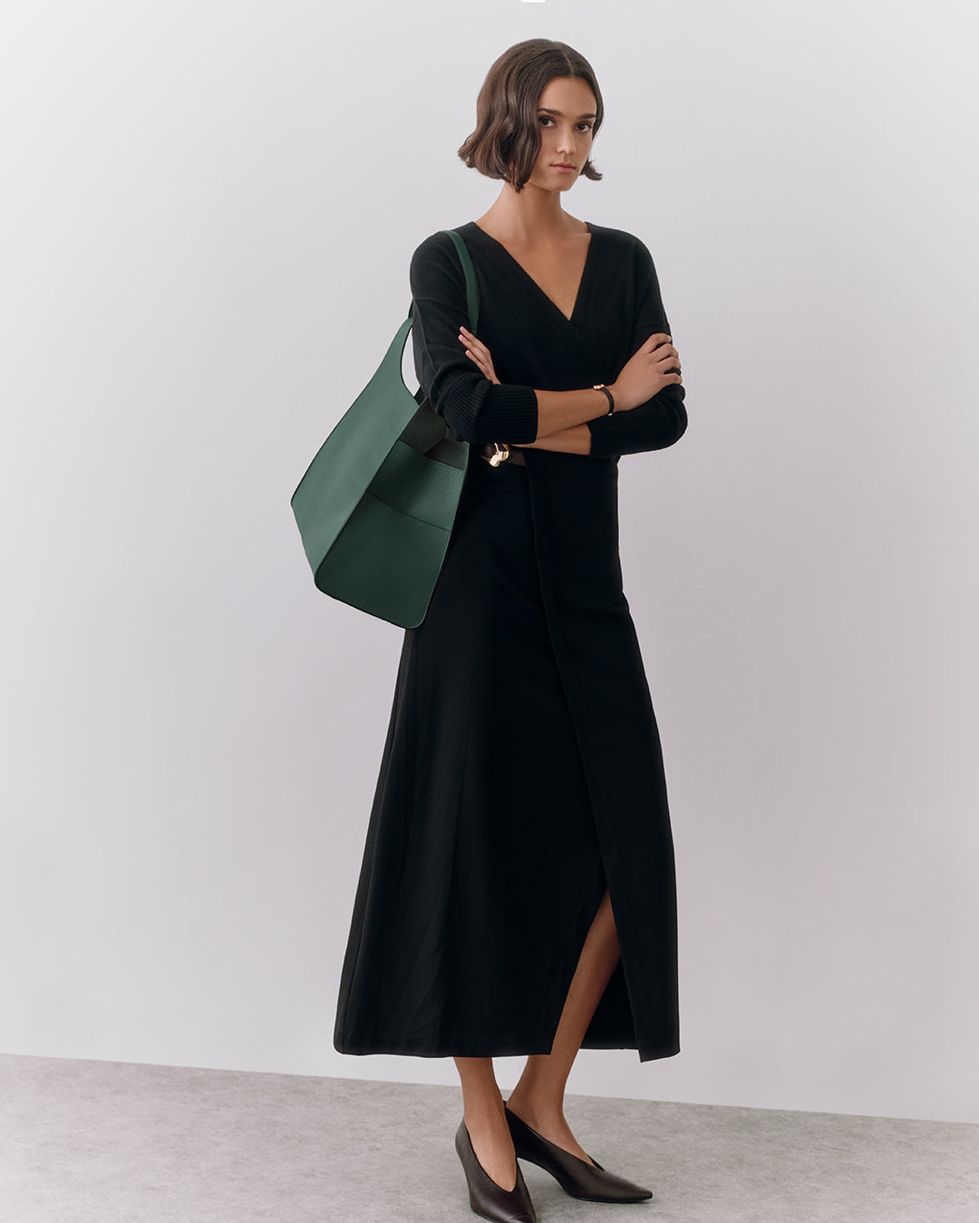 Oversized Double Loop Bag