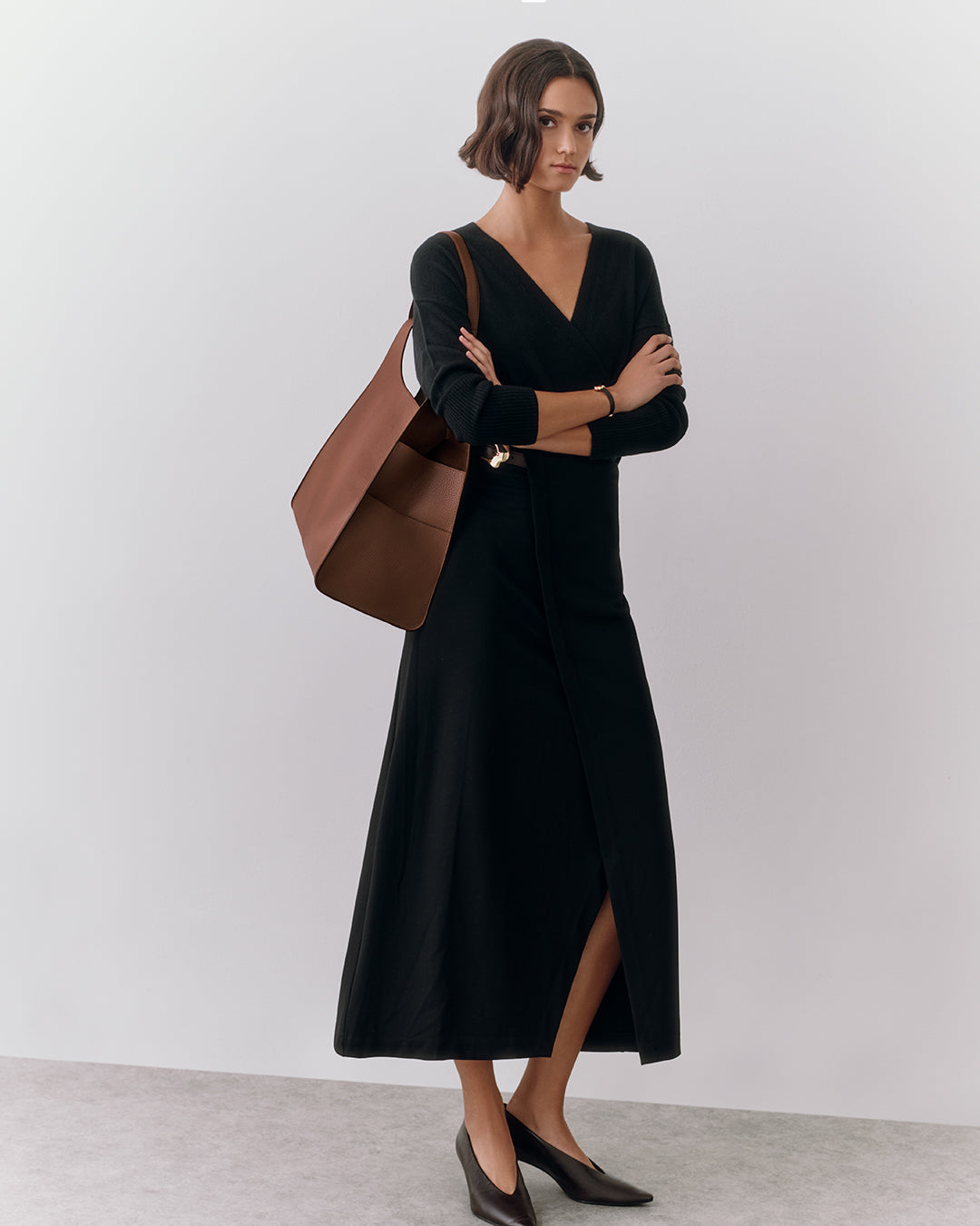 Oversized Double Loop Bag