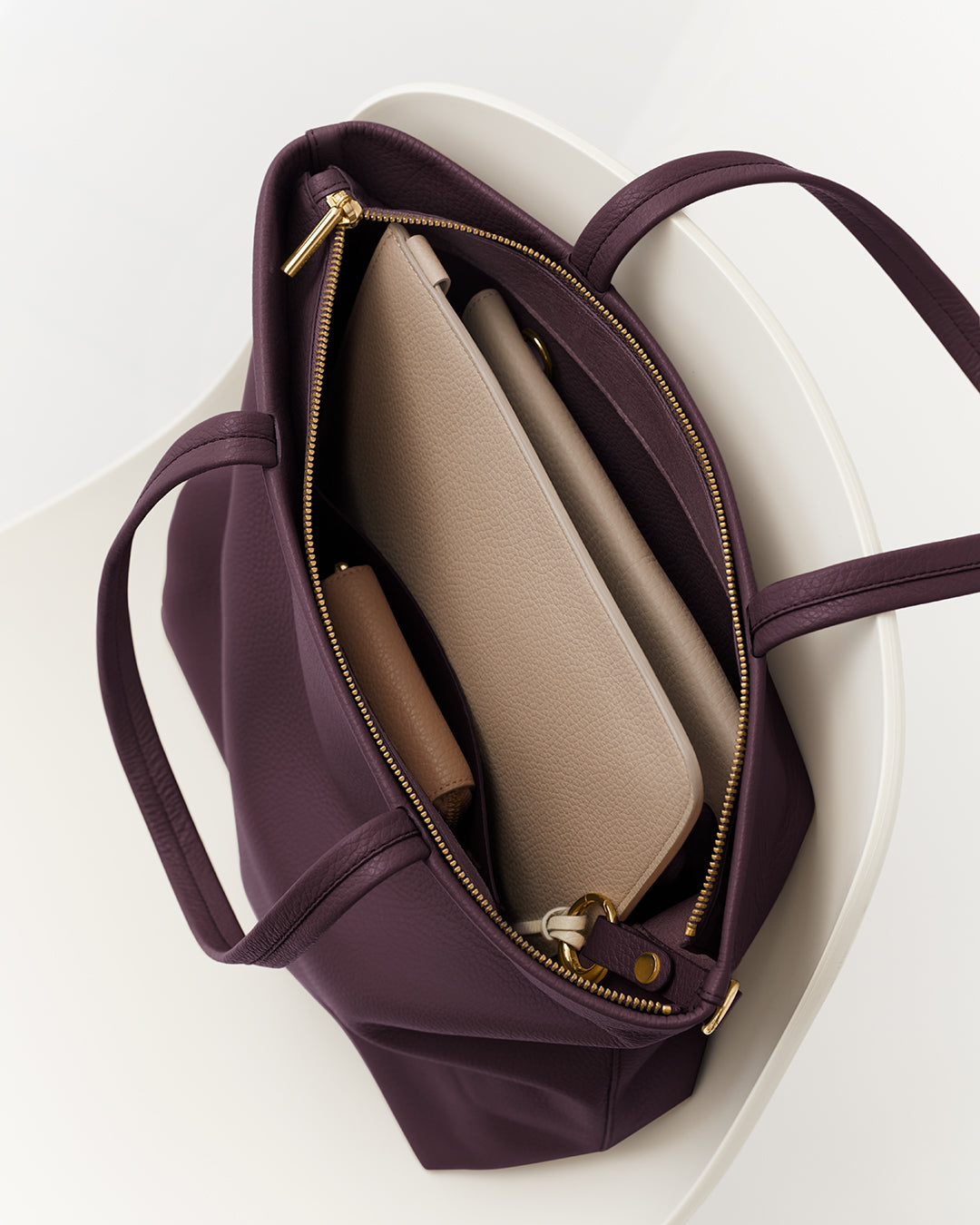 Tall Easy Zipper Tote