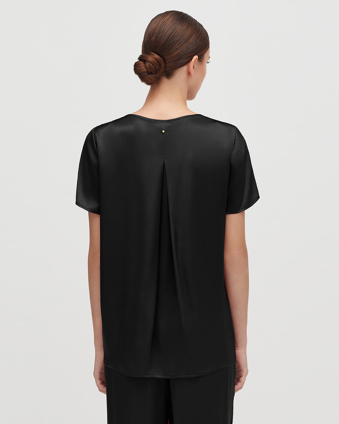 Washable Charmeuse High-Low Top