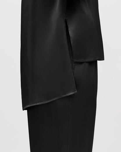 Washable Charmeuse High-Low Top