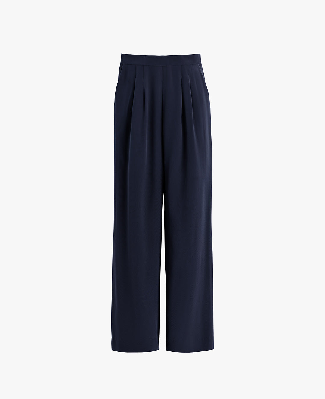 Silk Wide-Leg Pant