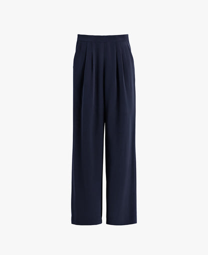 Silk Wide-Leg Pant