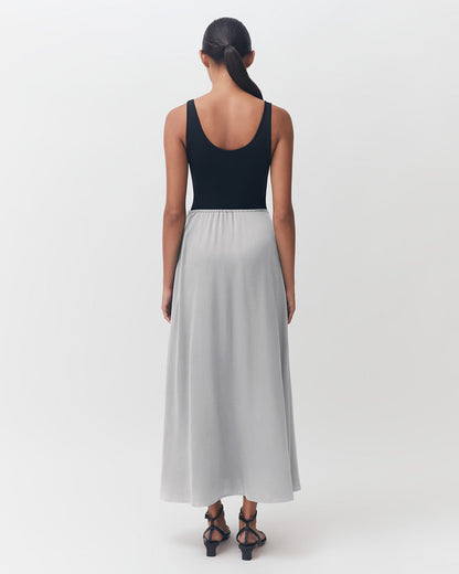 Washable Charmeuse Maxi Skirt