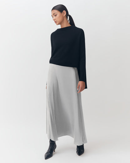 Washable Charmeuse Maxi Skirt