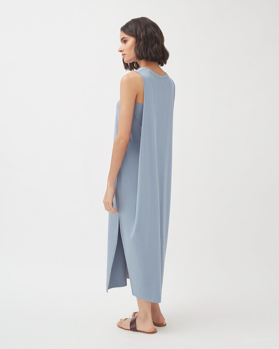 Drape-Back Dress