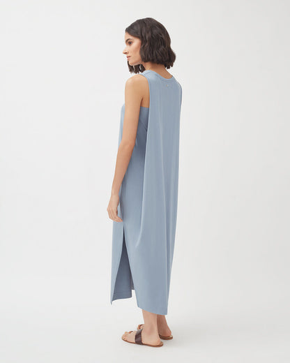 Drape-Back Dress