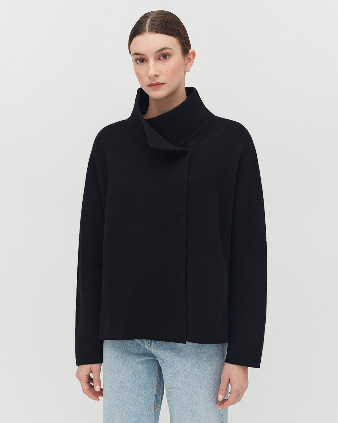 Wool Cashmere Short Jacket