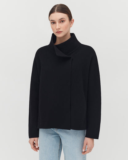 Wool Cashmere Short Jacket