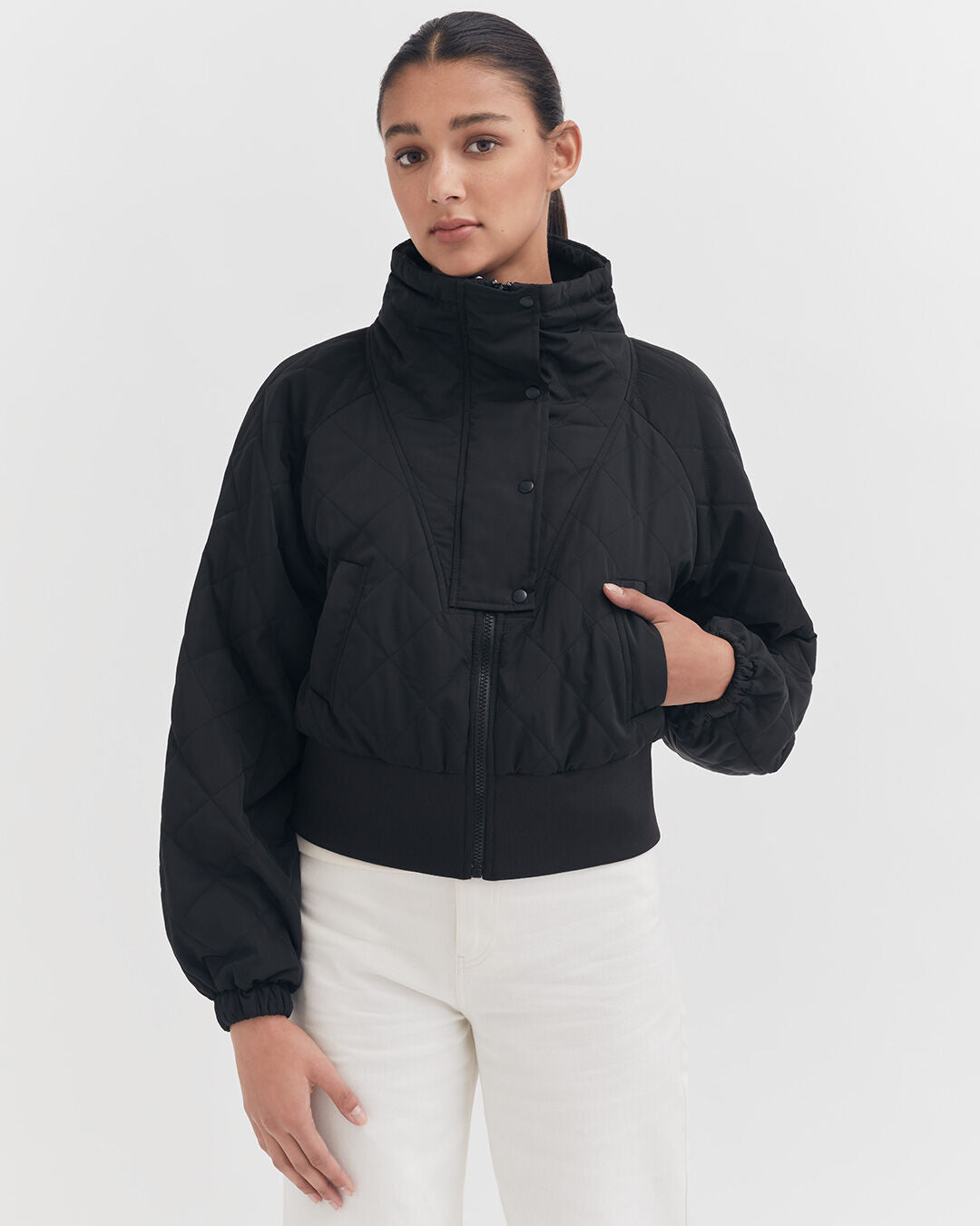 Balloon Sleeve Light Puffer