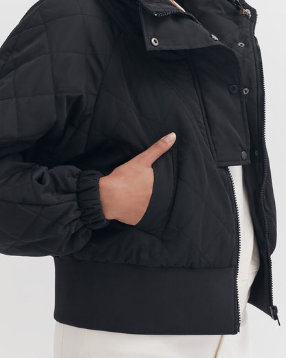 Balloon Sleeve Light Puffer