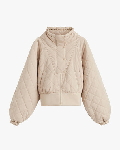 Balloon Sleeve Light Puffer