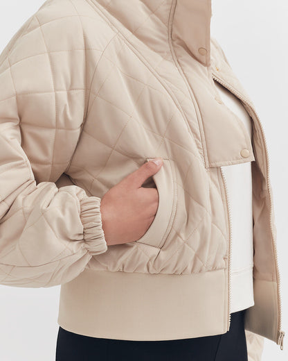 Balloon Sleeve Light Puffer