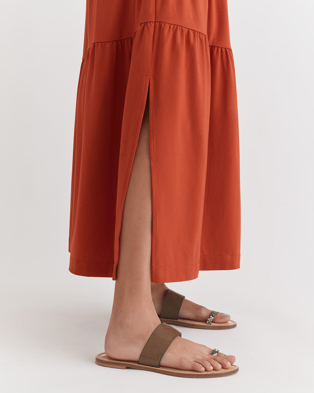 Gathered One Shoulder Dress