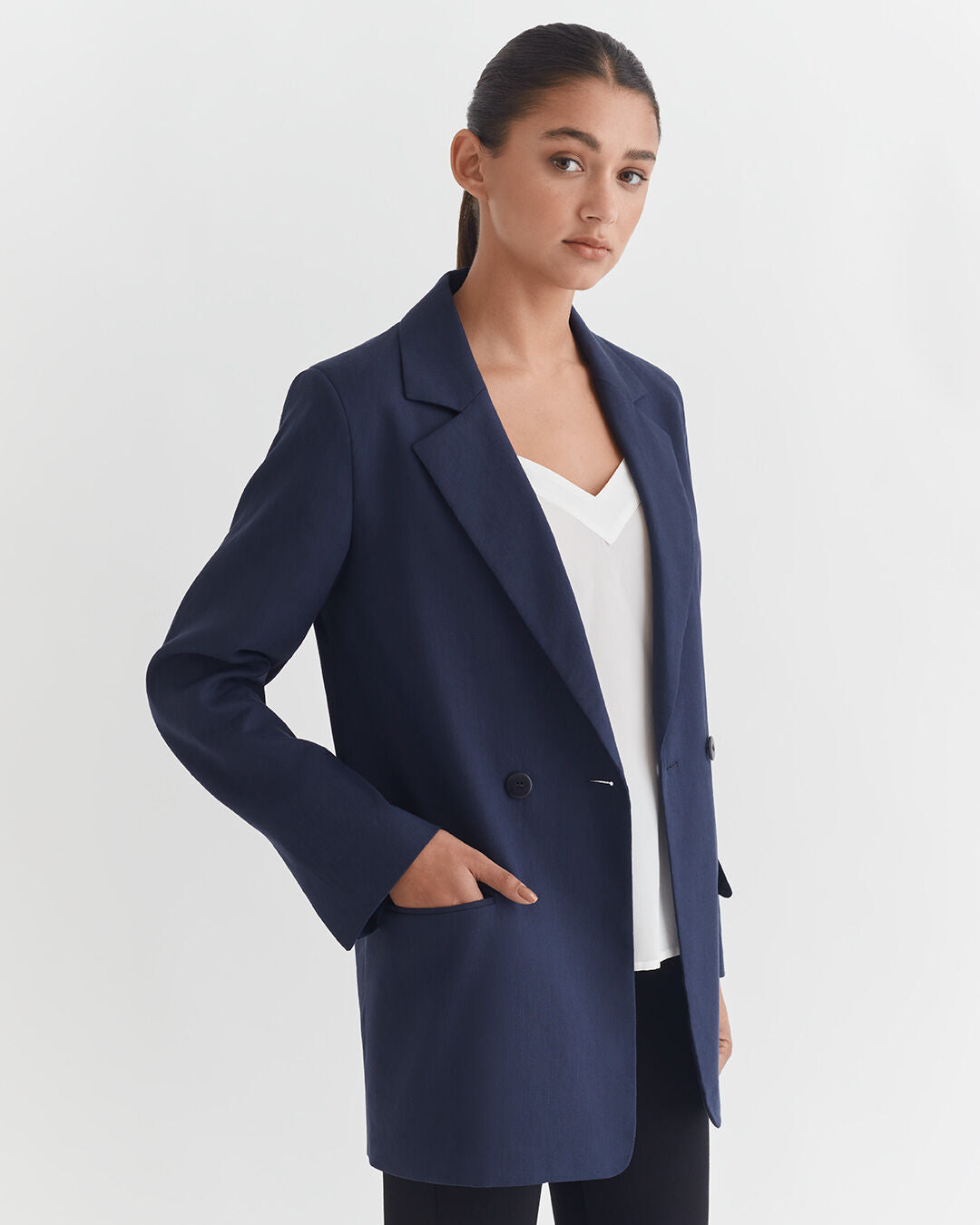 Linen Relaxed Blazer