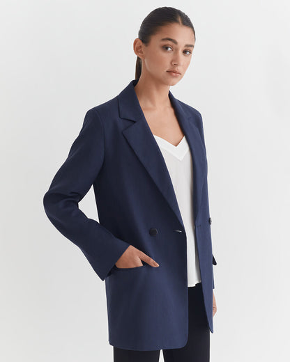 Linen Relaxed Blazer