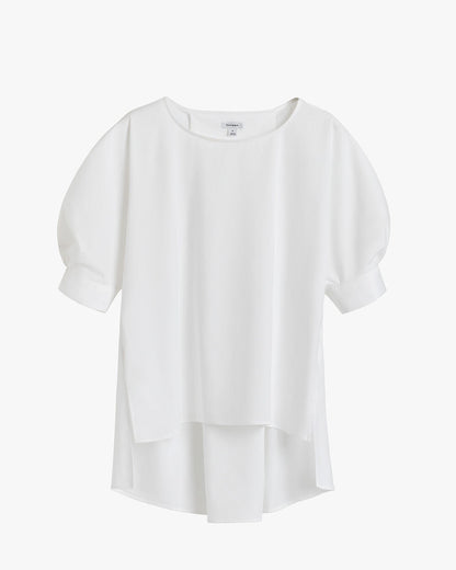 Poplin High Low Top