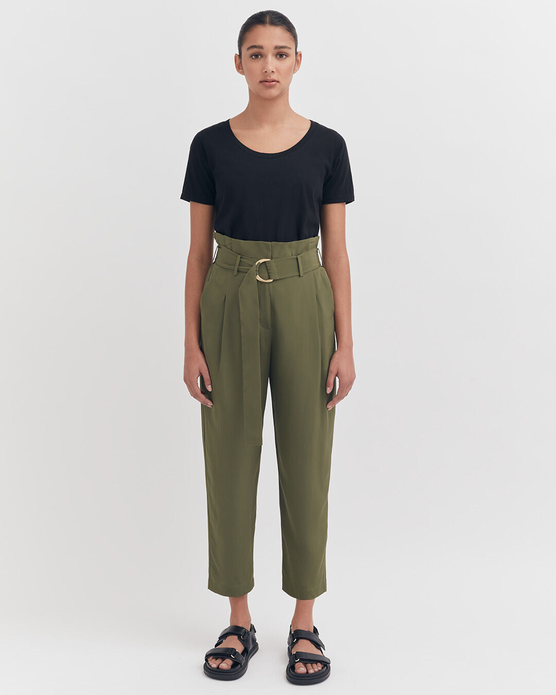 Silk Paperbag Pant