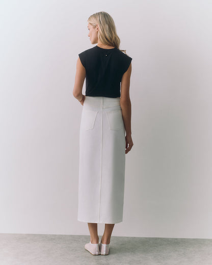 Front Slit Maxi Skirt