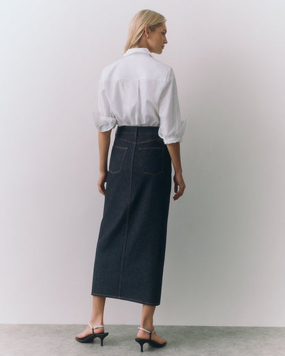 Front Slit Maxi Skirt
