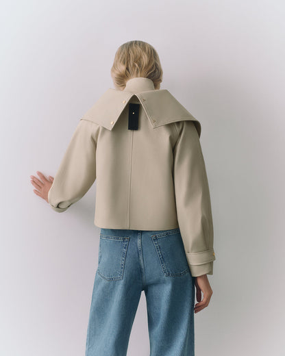 Overlay Collar Jacket