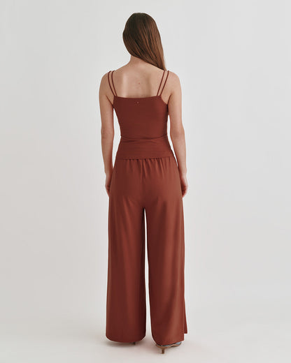 Wide-Leg Drawstring Pant