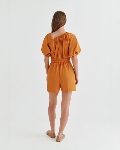 Gathered Front Jumpsuit
