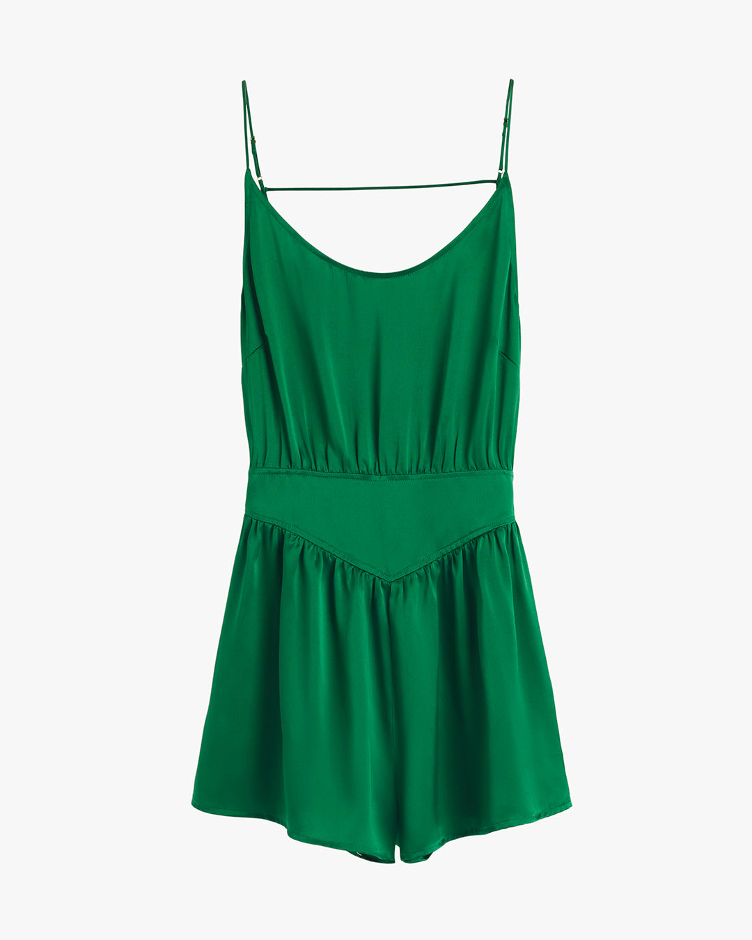 Washable Charmeuse Sleep Jumpsuit