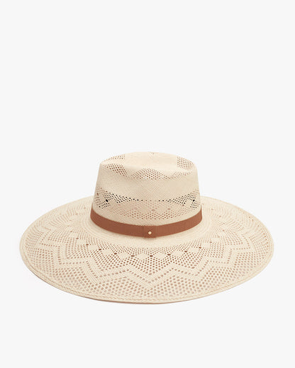 Open Weave Wide Brim Ecuador Hat