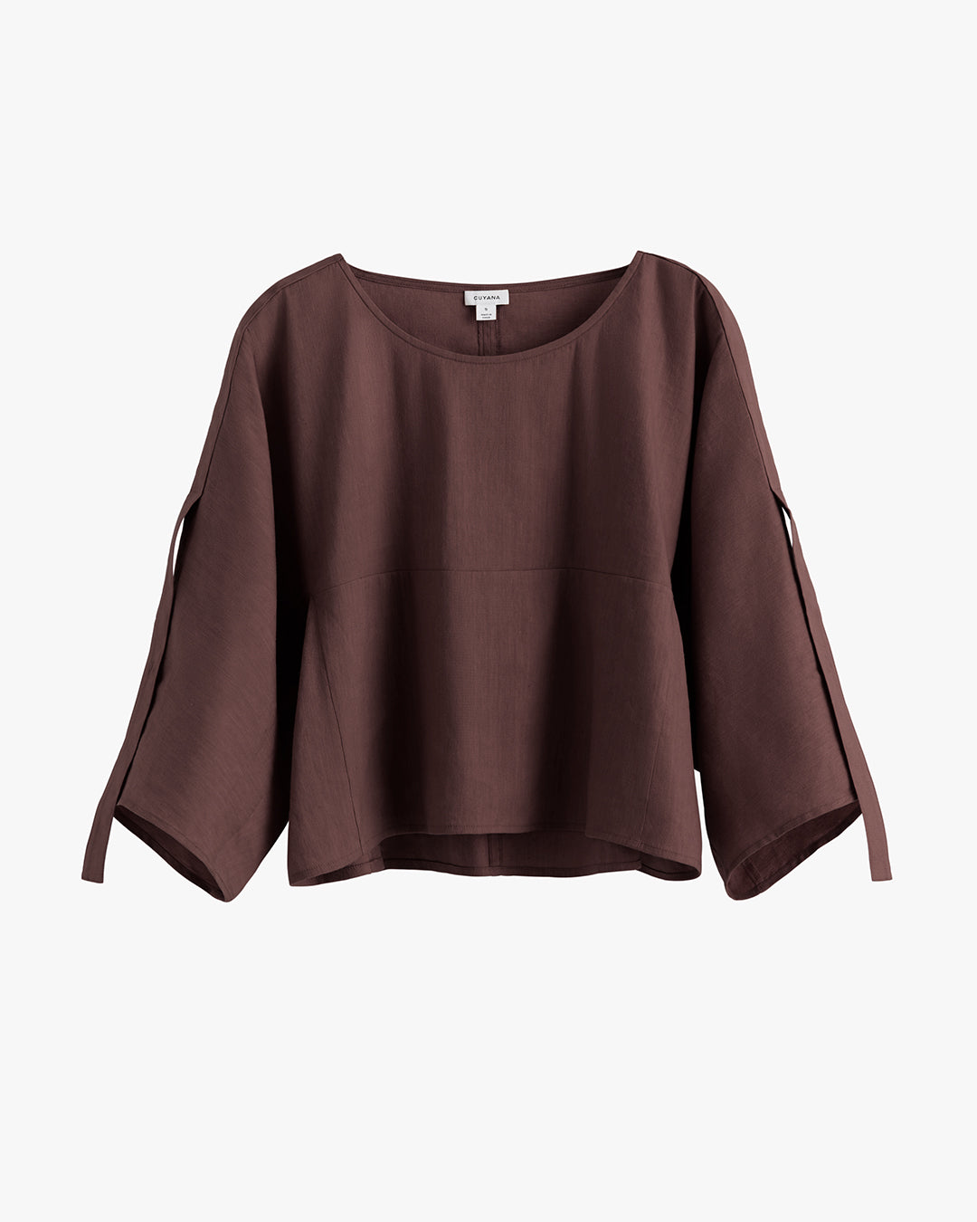 Linen Adjustable Sleeve Top
