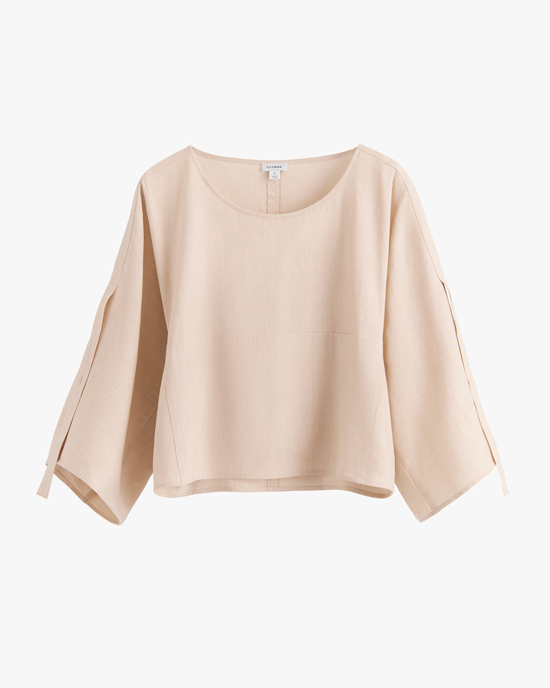 Linen Adjustable Sleeve Top