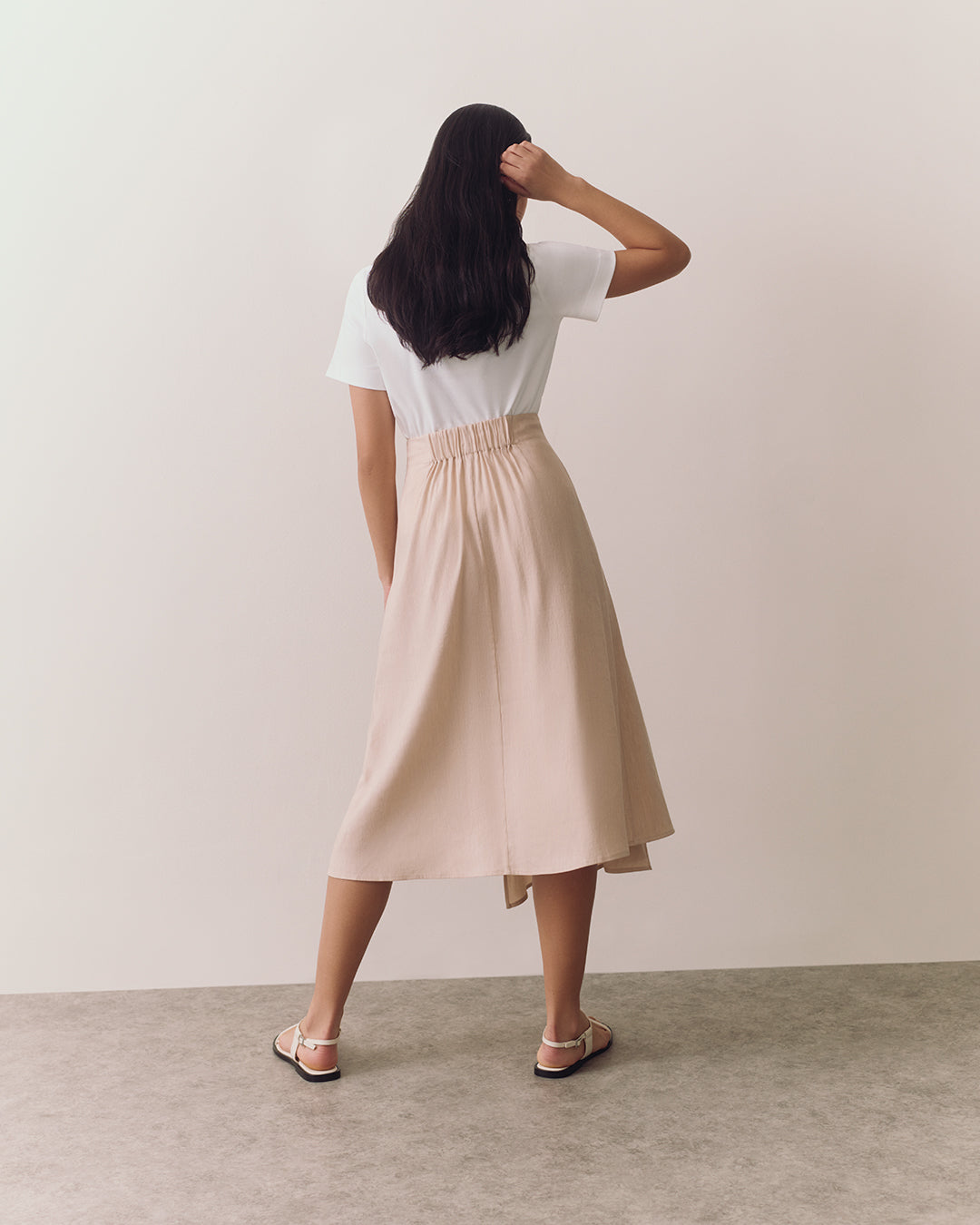 Linen Wrap Skirt