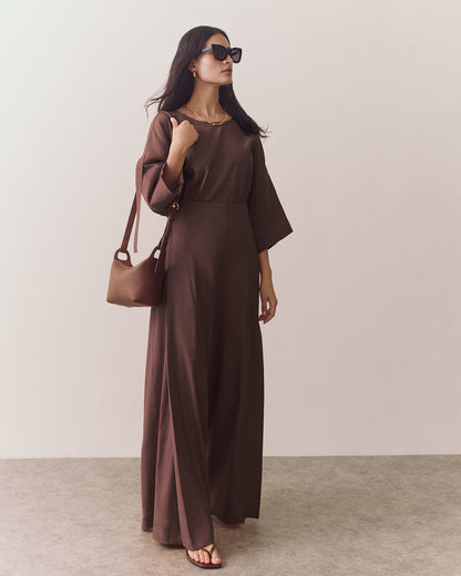 Linen Pleated Pants