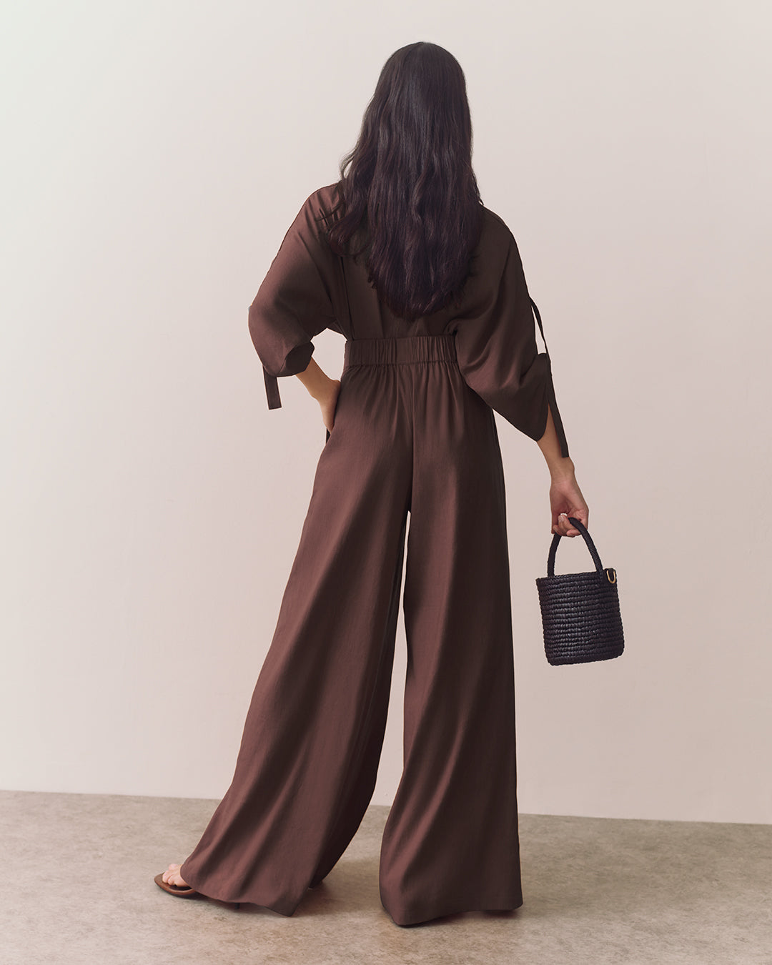 Linen Pleated Pants