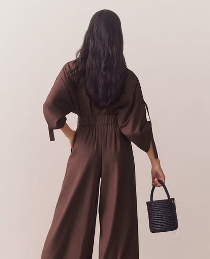 Linen Adjustable Sleeve Top