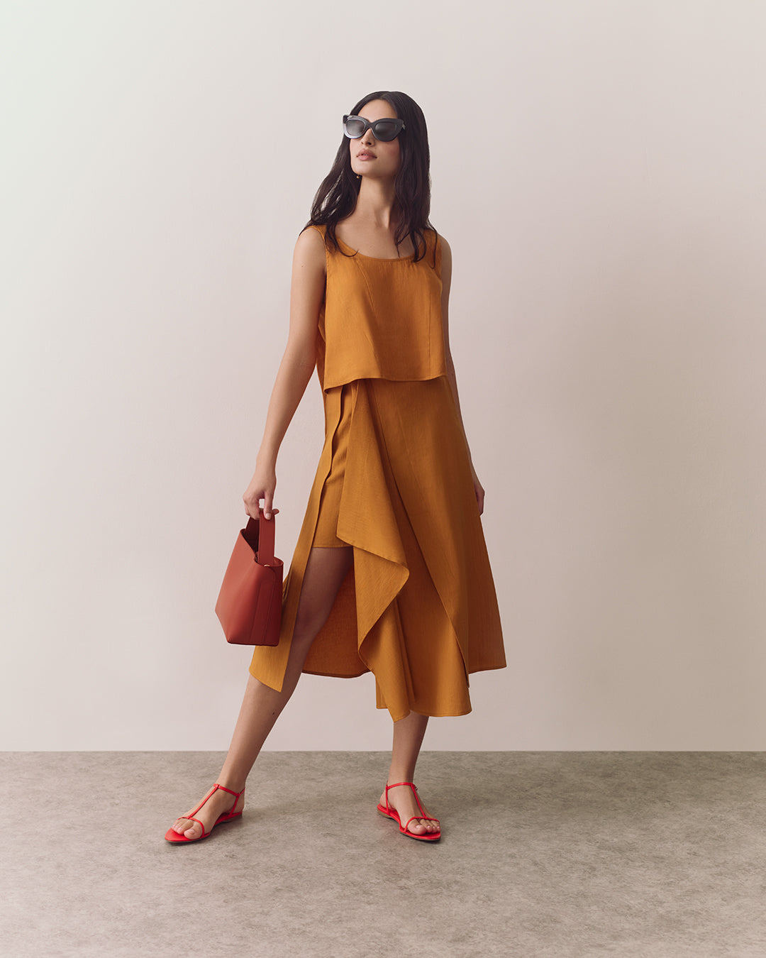 Linen Wrap Skirt