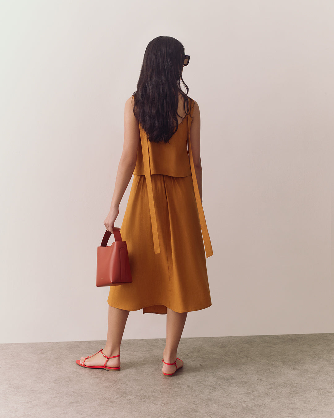 Linen Wrap Skirt