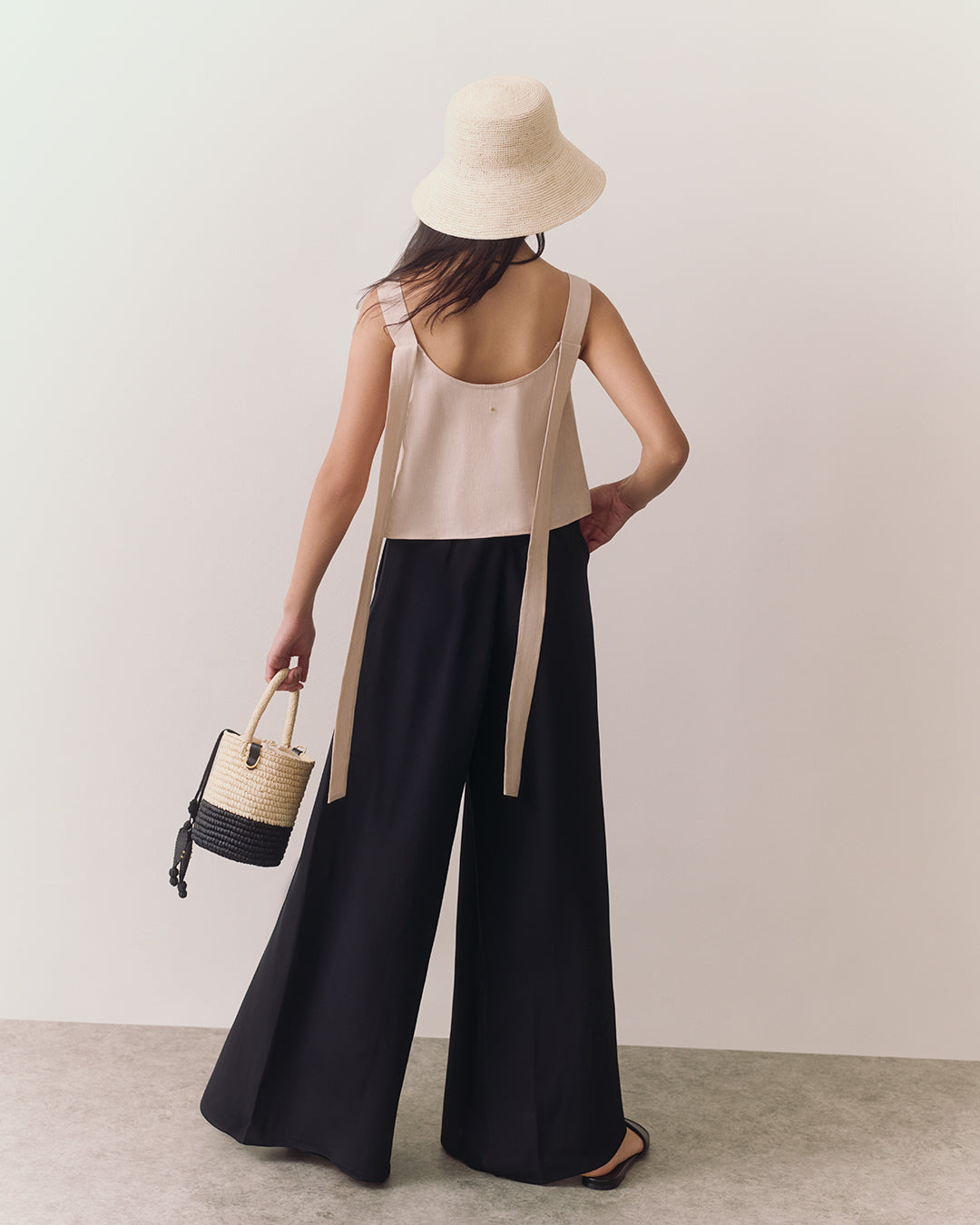 Linen Cropped Tank