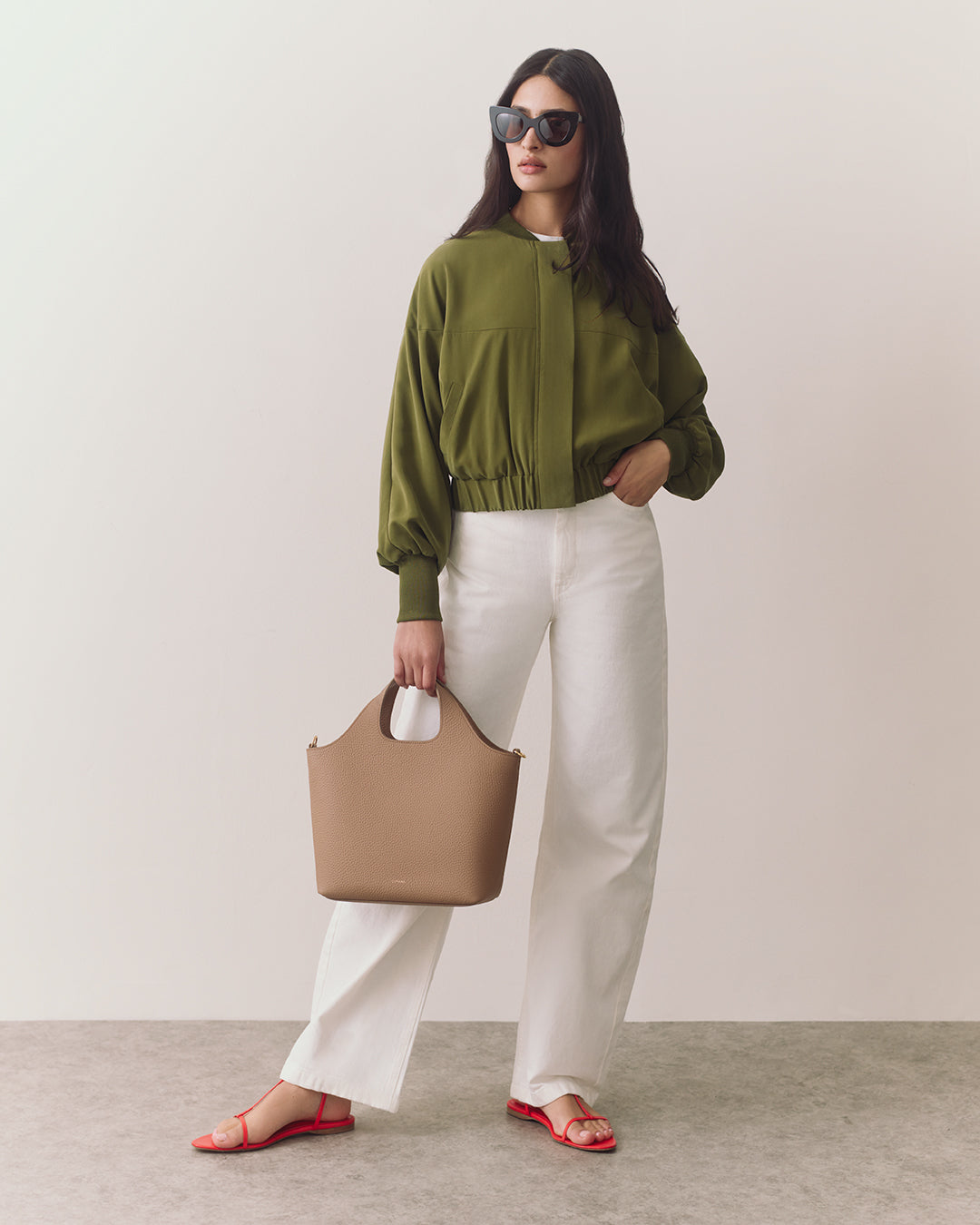 Washable Silk Relaxed Bomber