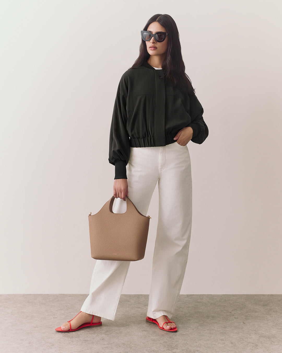 Washable Silk Relaxed Bomber