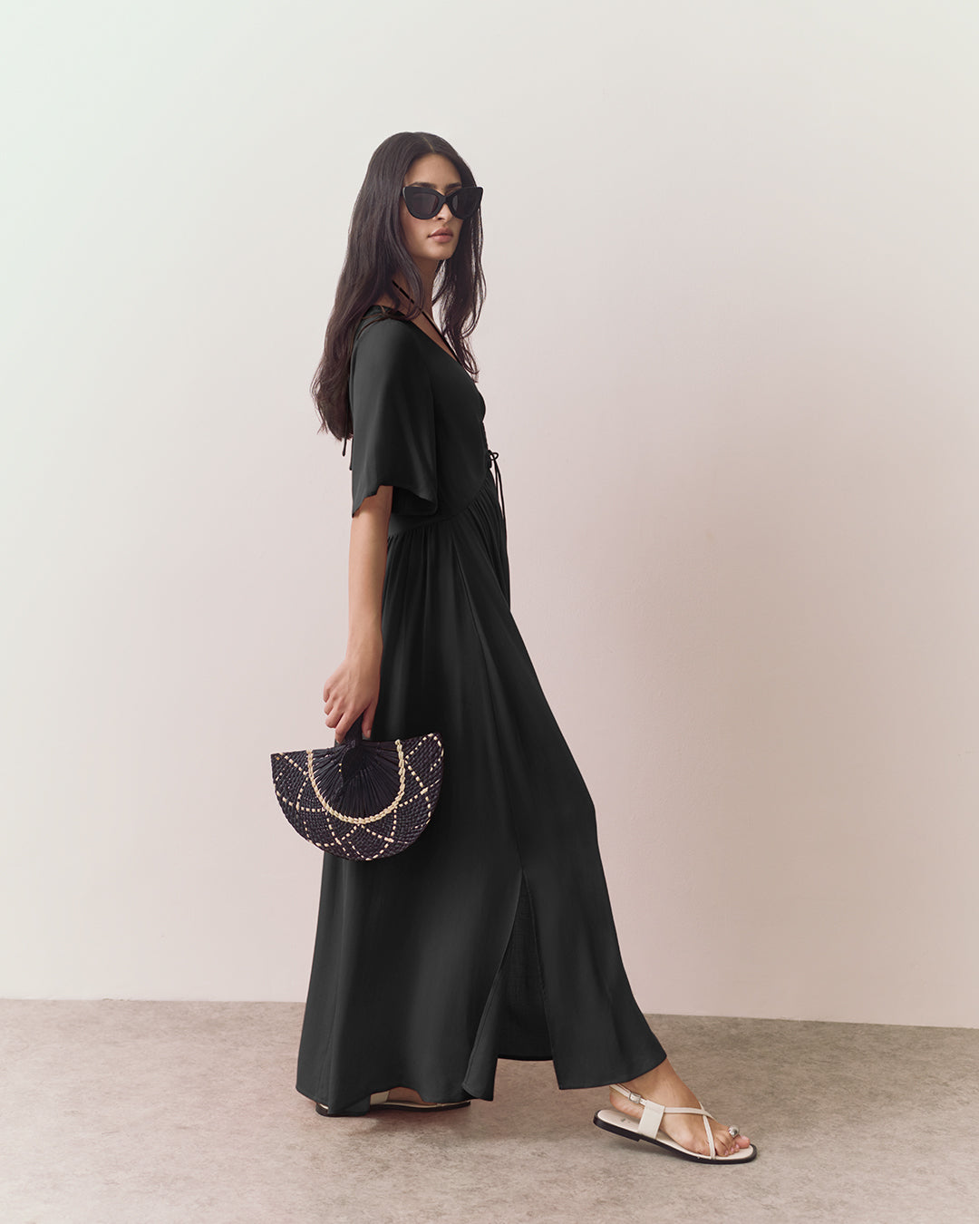 Tencel Tie Front Cover Up
