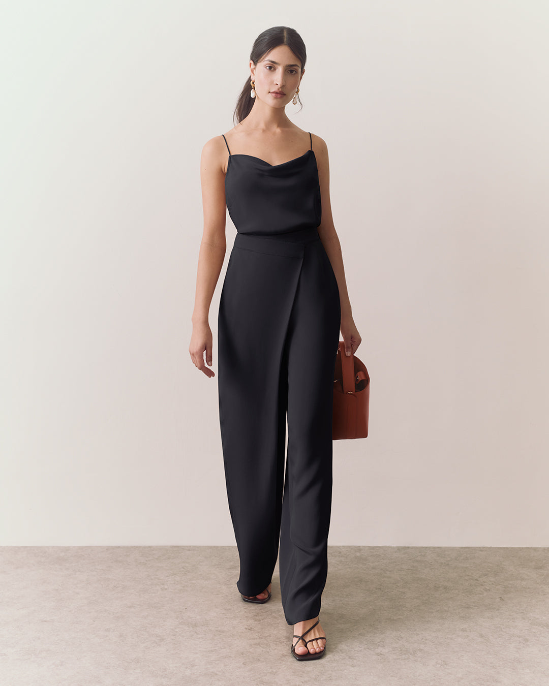 Silk Overlay Pant