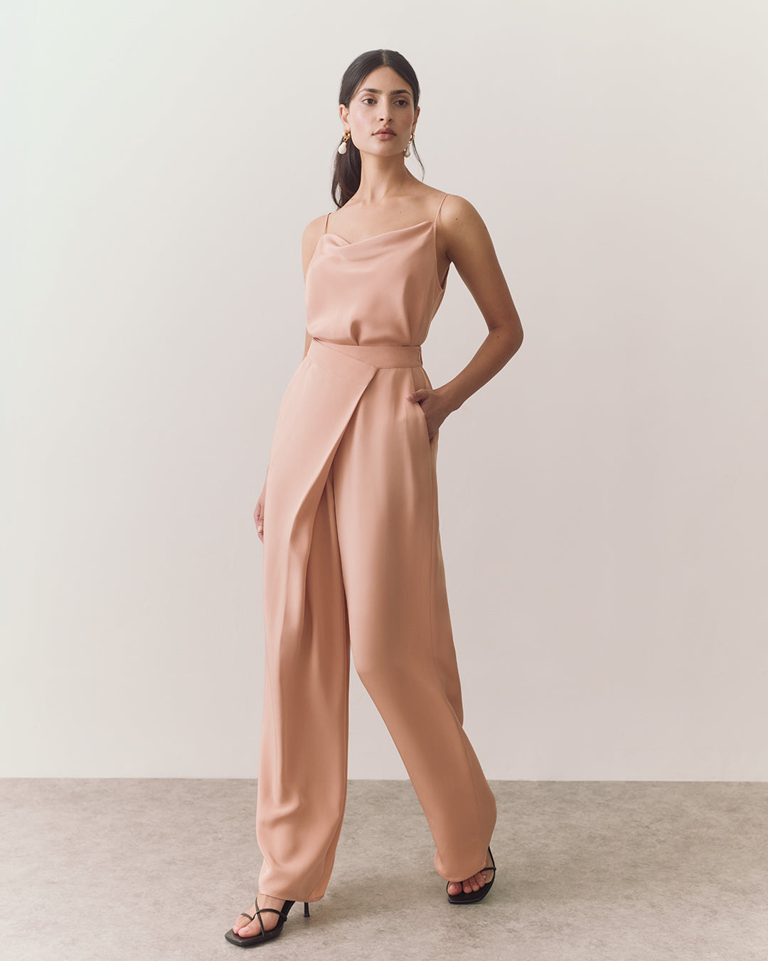 Silk Overlay Pant