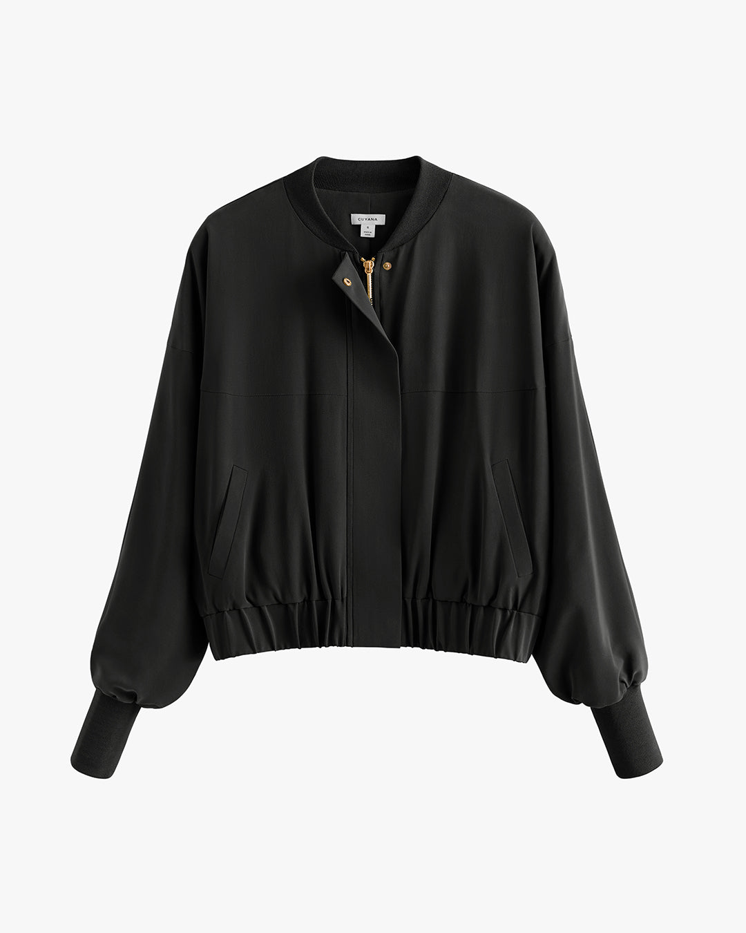 Washable Silk Relaxed Bomber