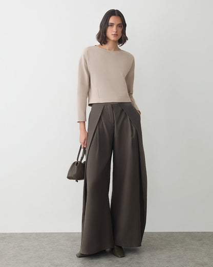 Fleece Cinched Top