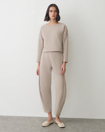 Fleece Cinched Top