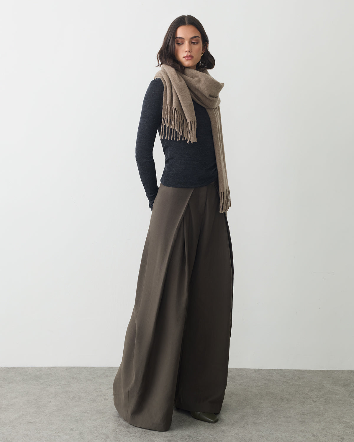 Recycled Cashmere Scarf